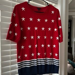 Patriotic Talbots Sweater Top